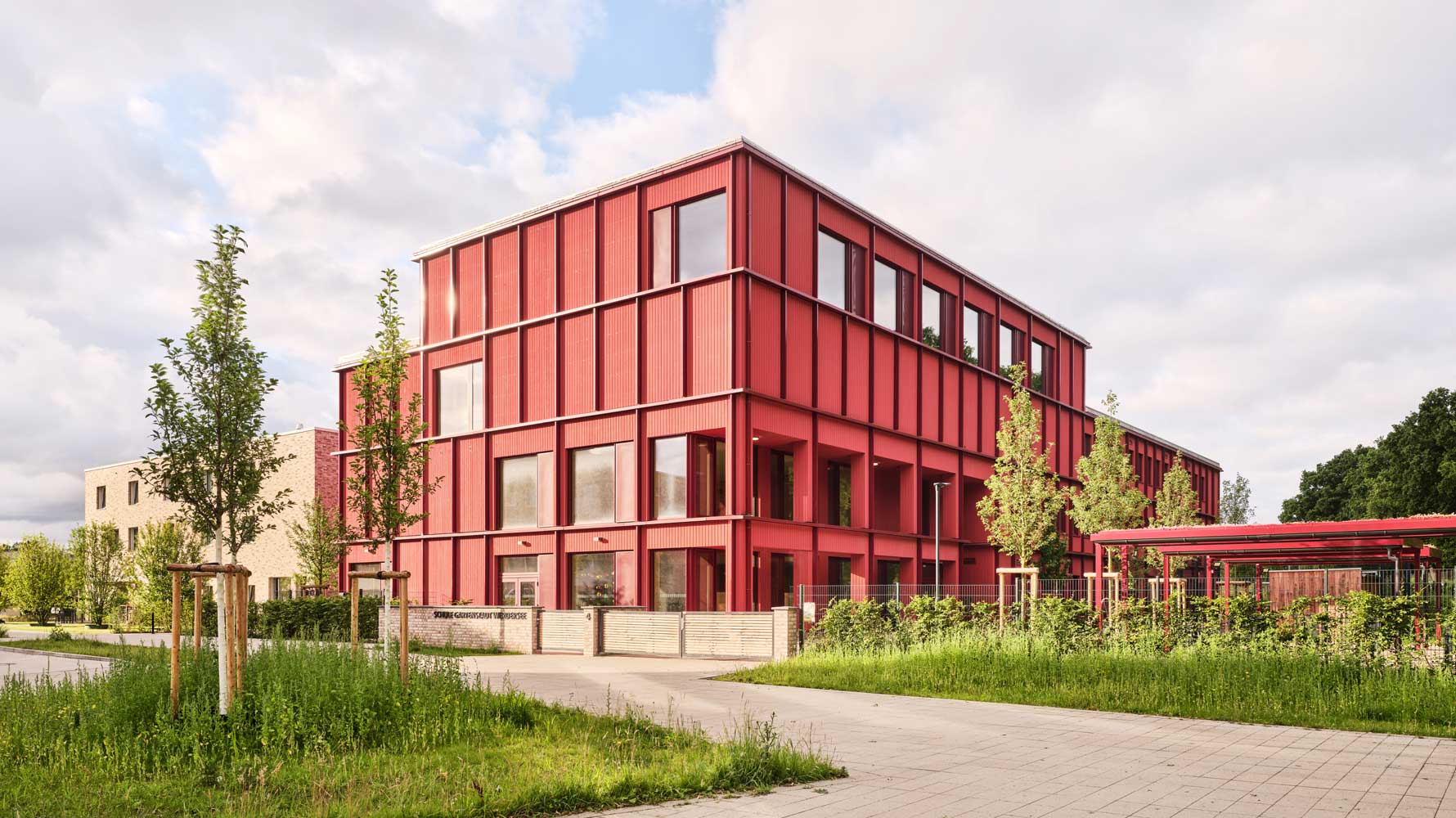 Grundschule Gartenstadt Werdersee Aussenperspektive