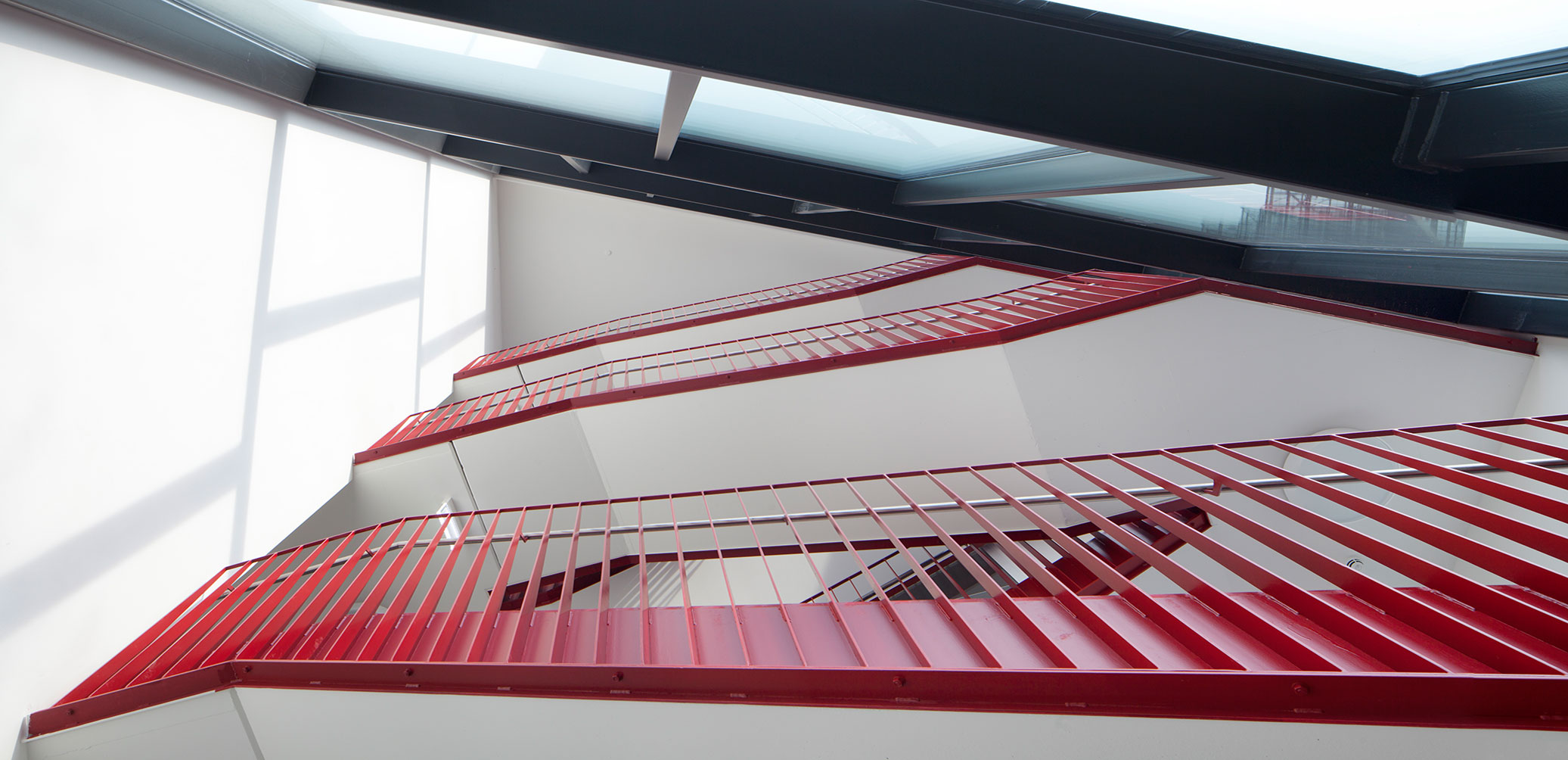 Sozial- und Verwaltungsgebäude Treppenraum Sozial- und Verwaltungsgebäude Treppenraum