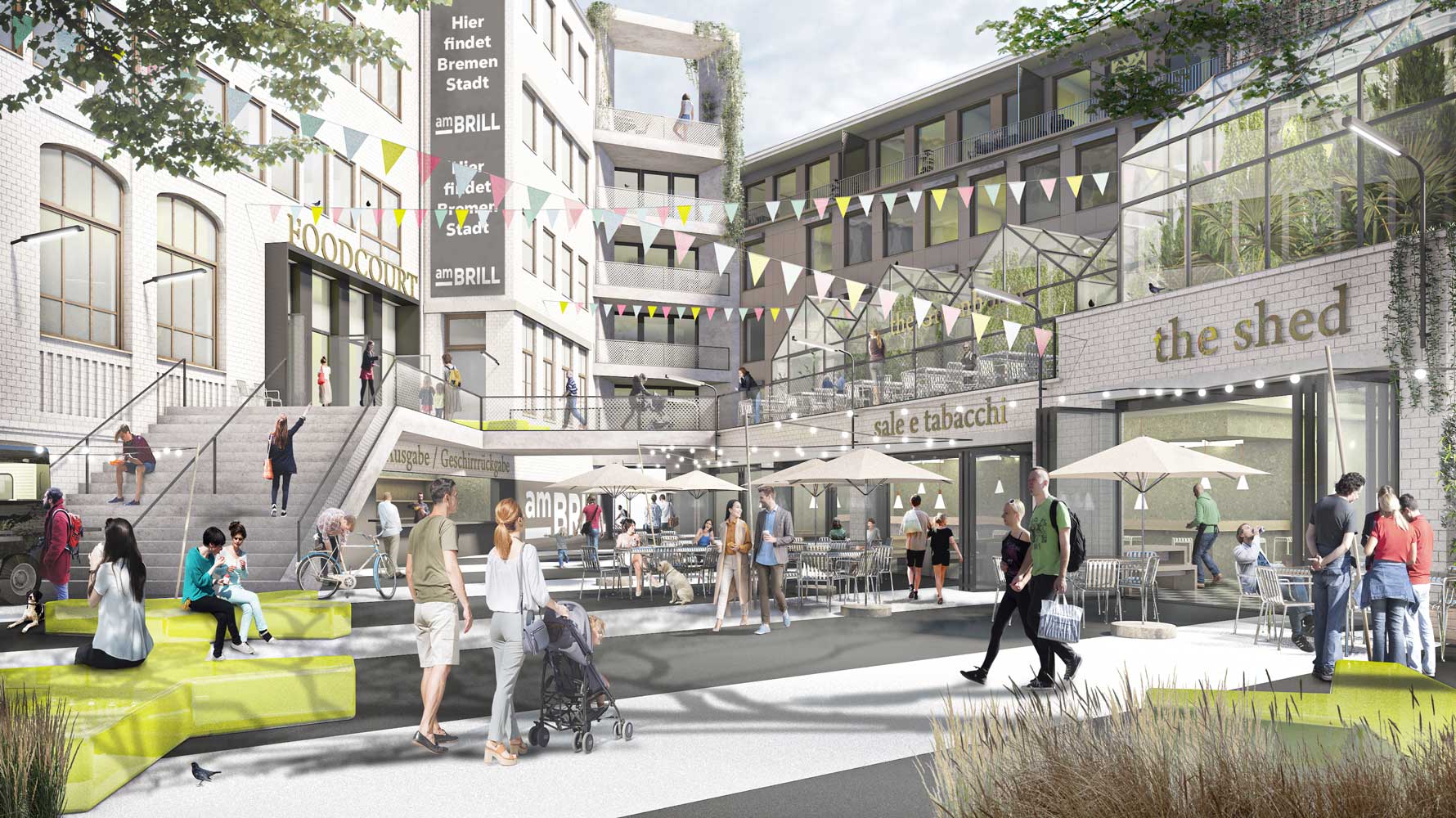 amBRILL – Entwicklung im Bestand Zeichnung amBRILL – Entwicklung im Bestand Zeichnung