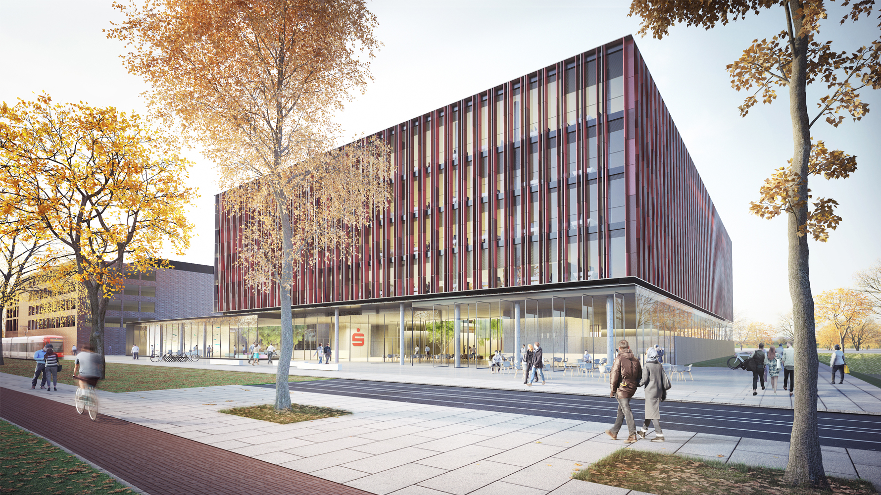 Neubau Hauptstelle Sparkasse Bremen Neubau Hauptstelle Sparkasse Bremen vorn