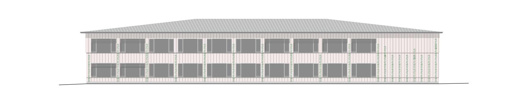 Erweiterung und Umbau Oberschule-Süd Delmenhorst Ansicht Ost Erweiterung und Umbau Oberschule-Süd Delmenhorst Ansicht Ost