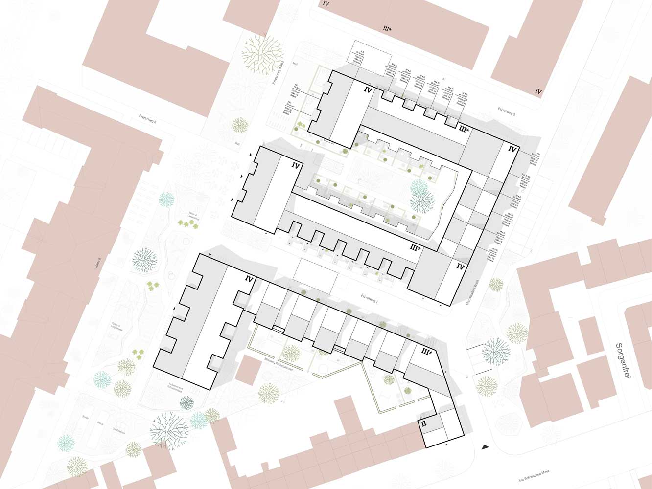 Neues St. Jürgen-Quartier im Hulsberg-Viertel, Bremen Neues St. Jürgen-Quartier im Hulsberg-Viertel, Bremen