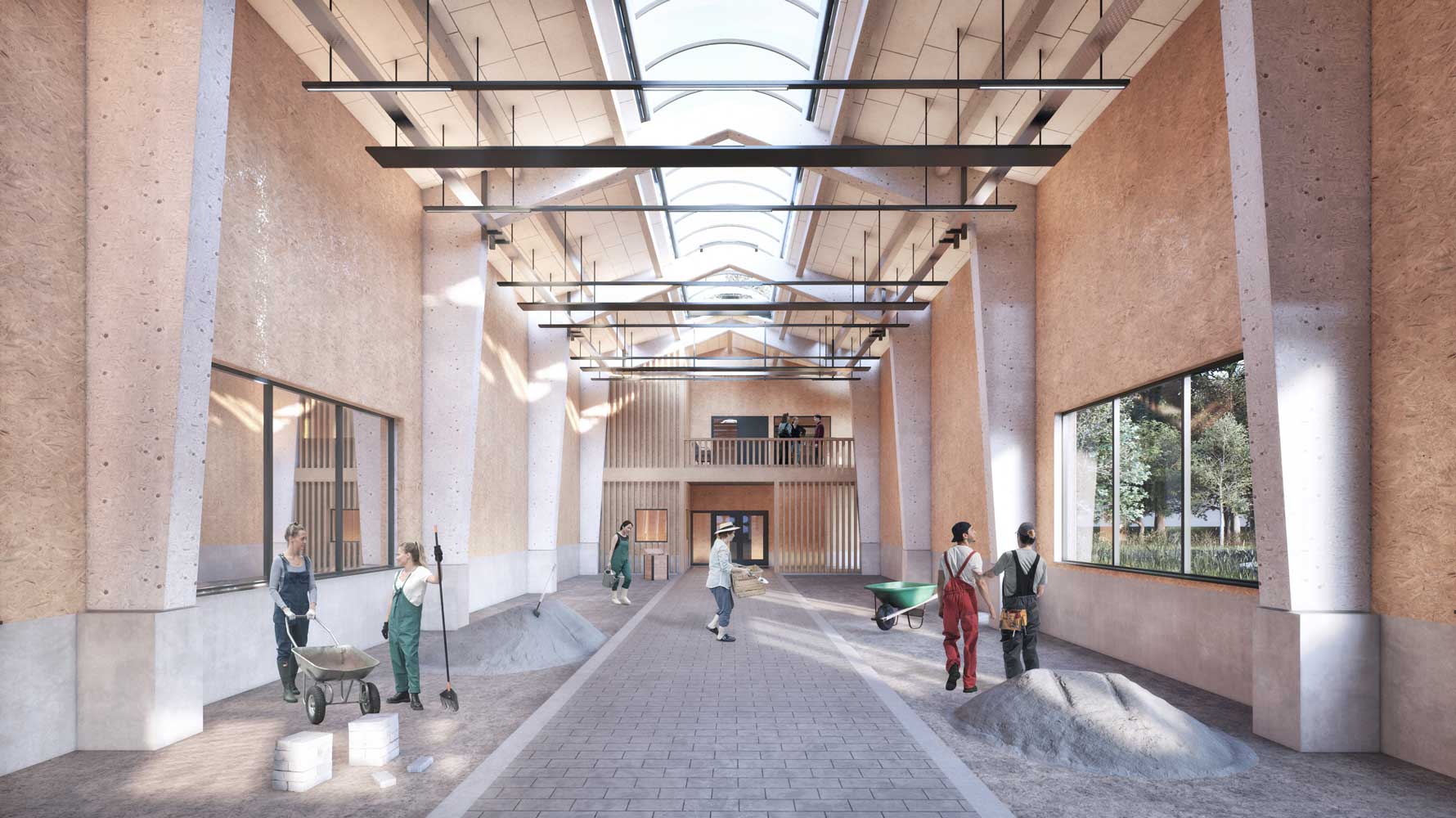 Innenperspektive ÜBAG Überbetriebliche Ausbildungsstätte Gartenbau Bad Zwischenahn